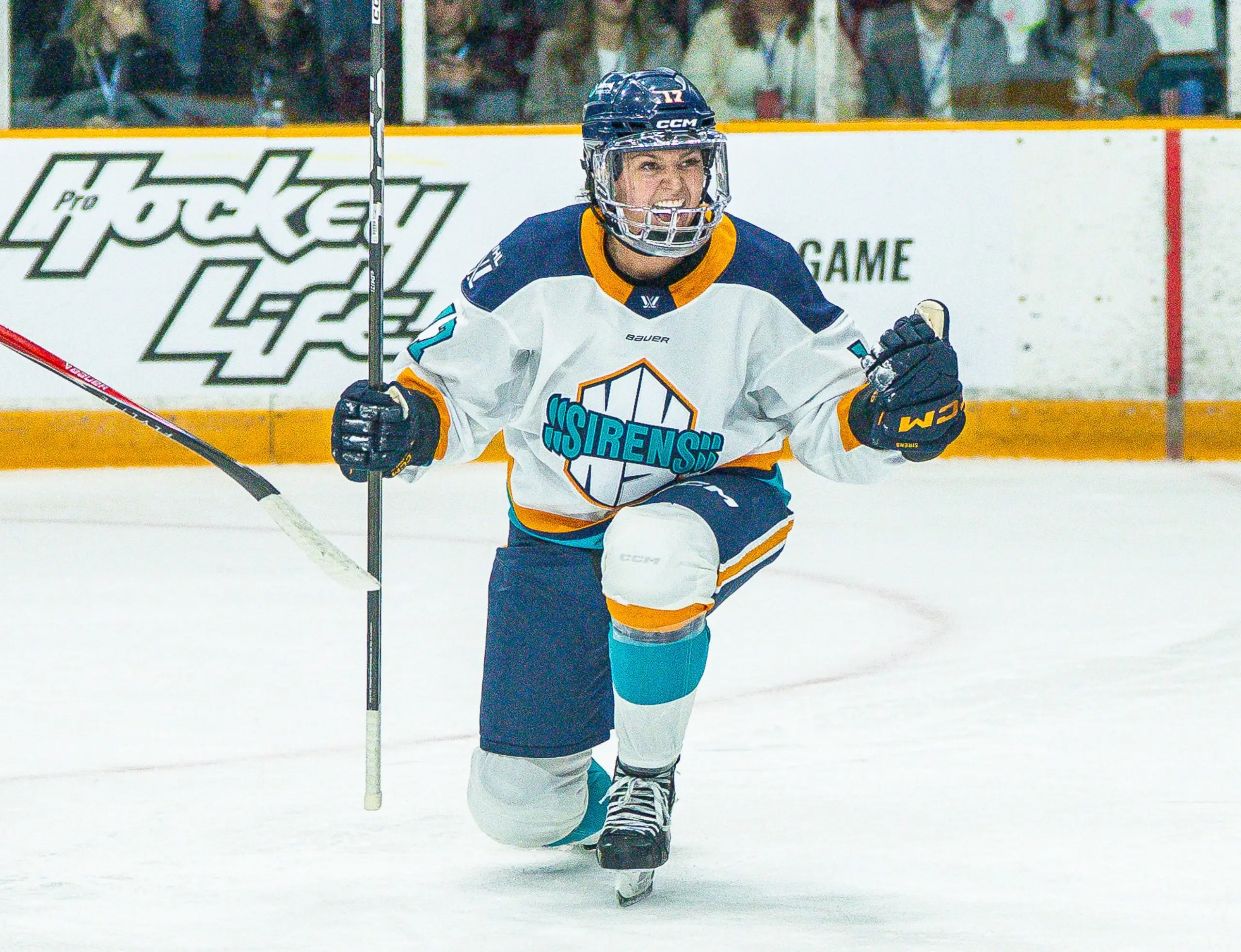 New York Sirens forward Taylor Girard