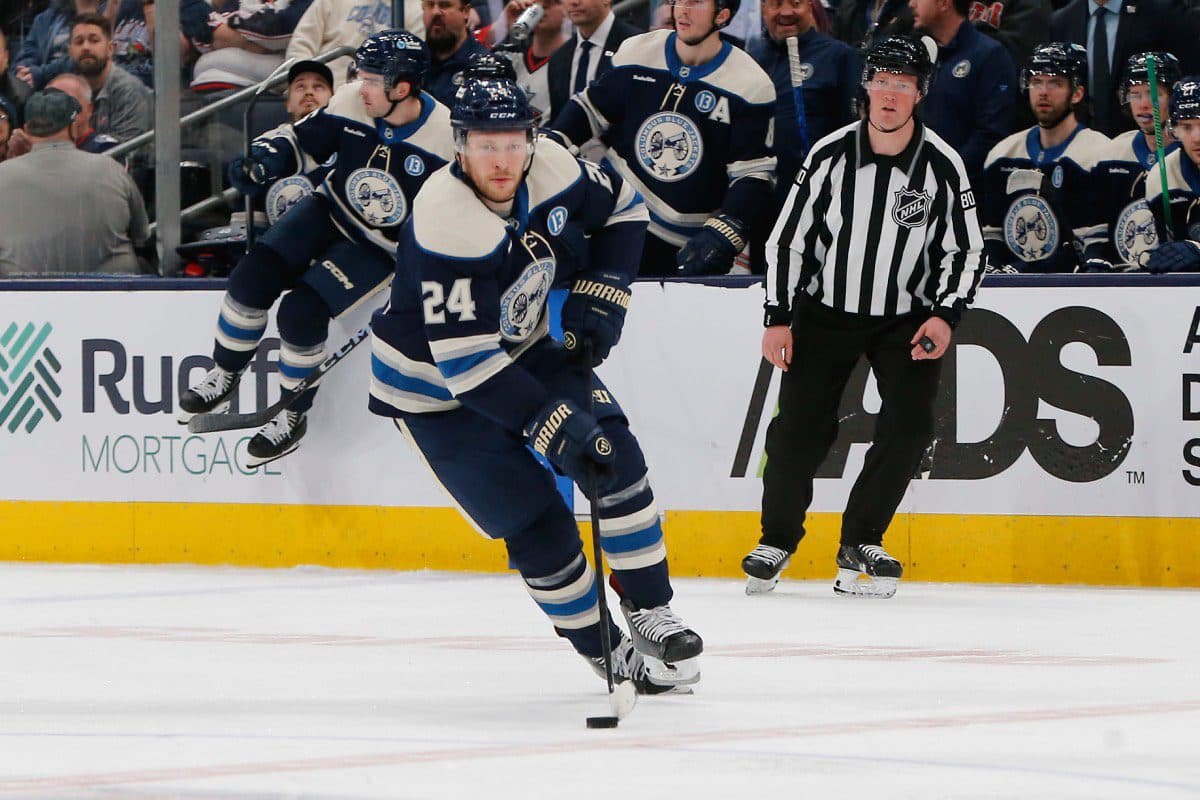 Blue Jackets’ Mathieu Olivier ejected from game against Canucks