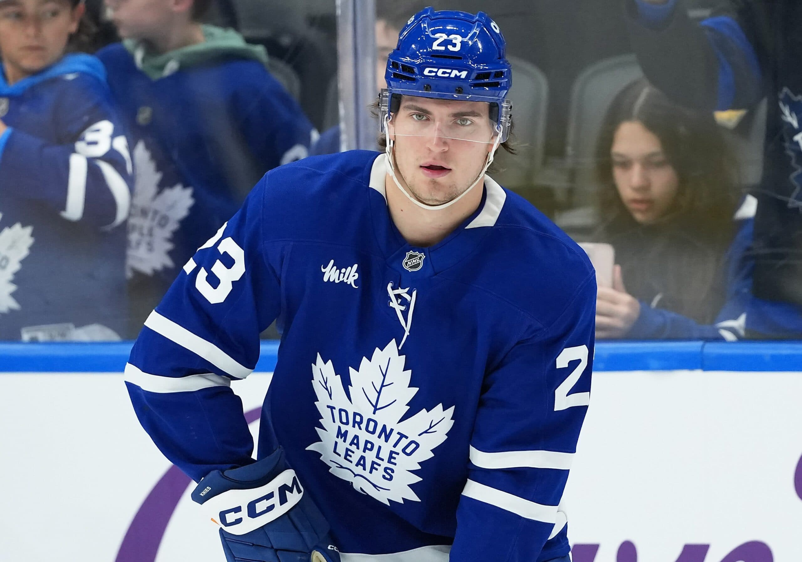 Toronto Maple Leafs left winger Matthew Knies
