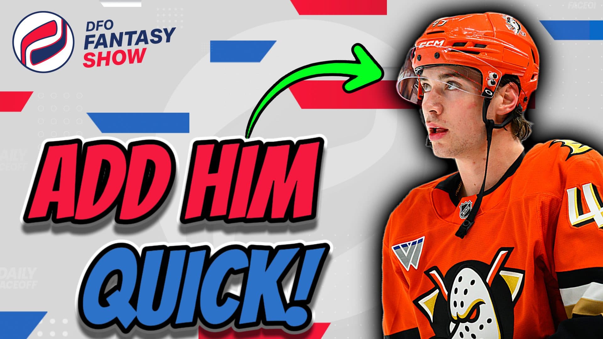 DFO Fantasy Show – Fantasy Hockey Week 9 Preview: Strength of Schedule & Streaming Targets