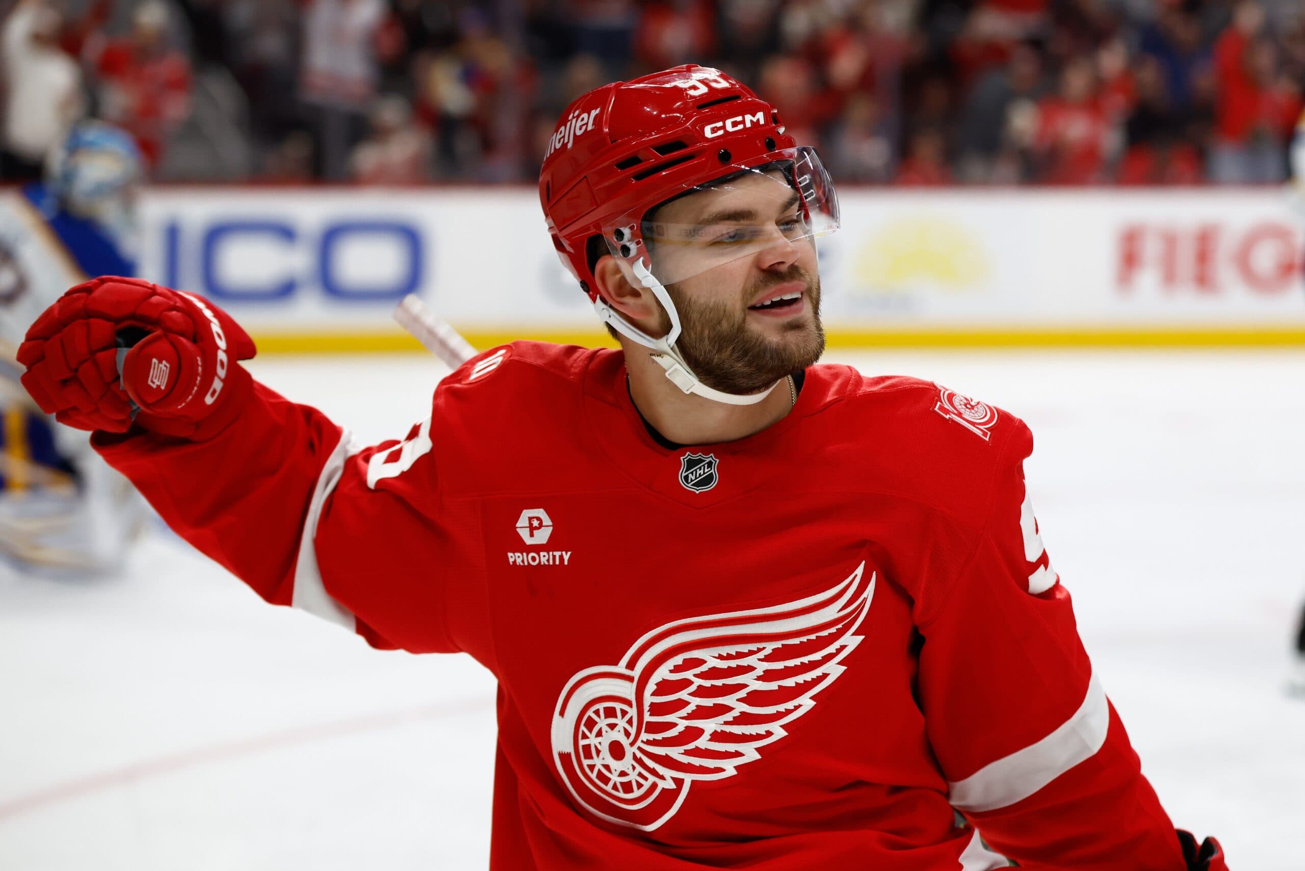 Detroit Red Wings left winger Alex DeBrincat