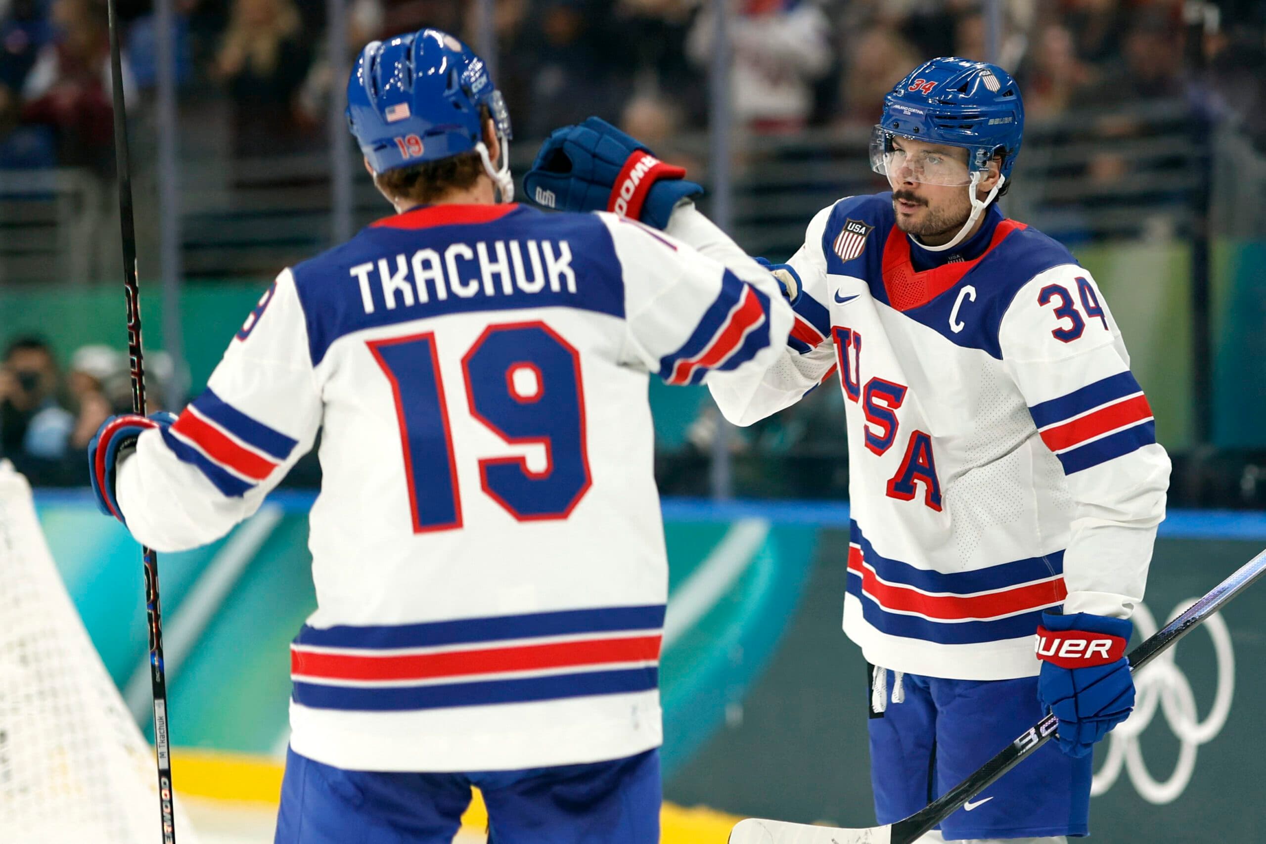 Team U.S.A. let their offensive ability shine in their 5-1 win over Latvia.