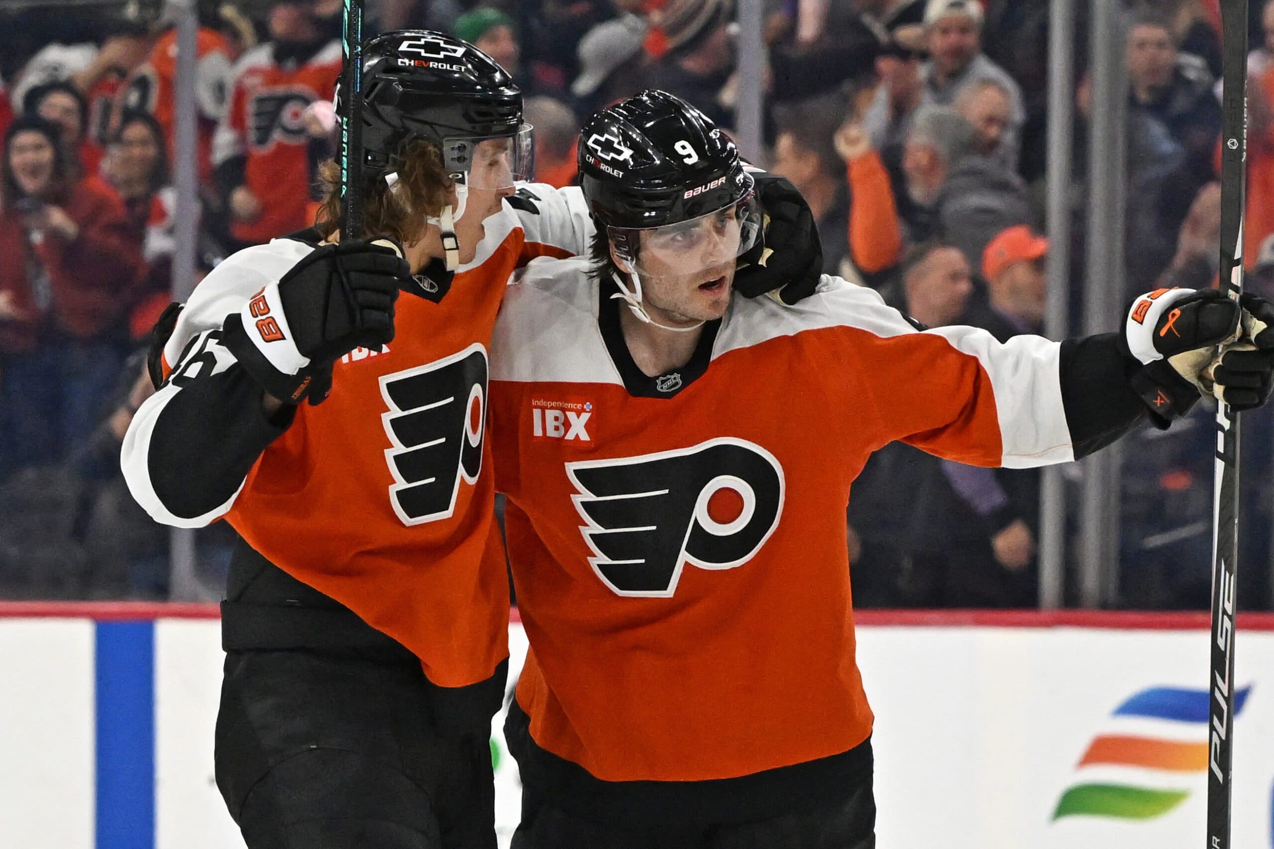 Trevor Zegras and Jamie Drysdale