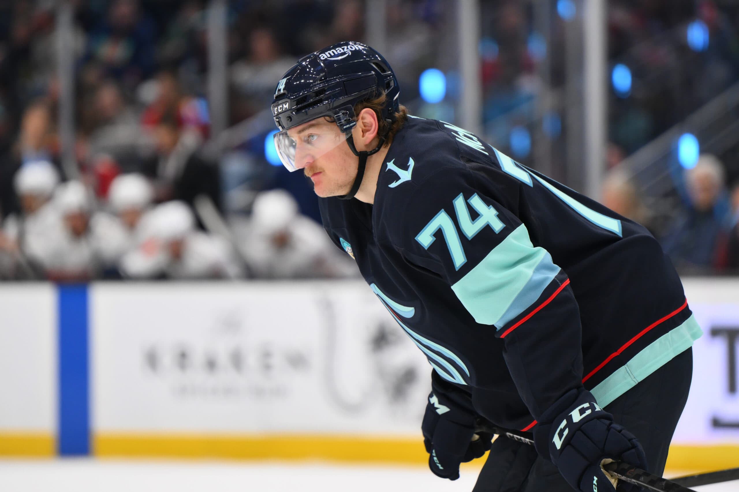 McMann was acquired from the Maple Leafs at the trade deadline.