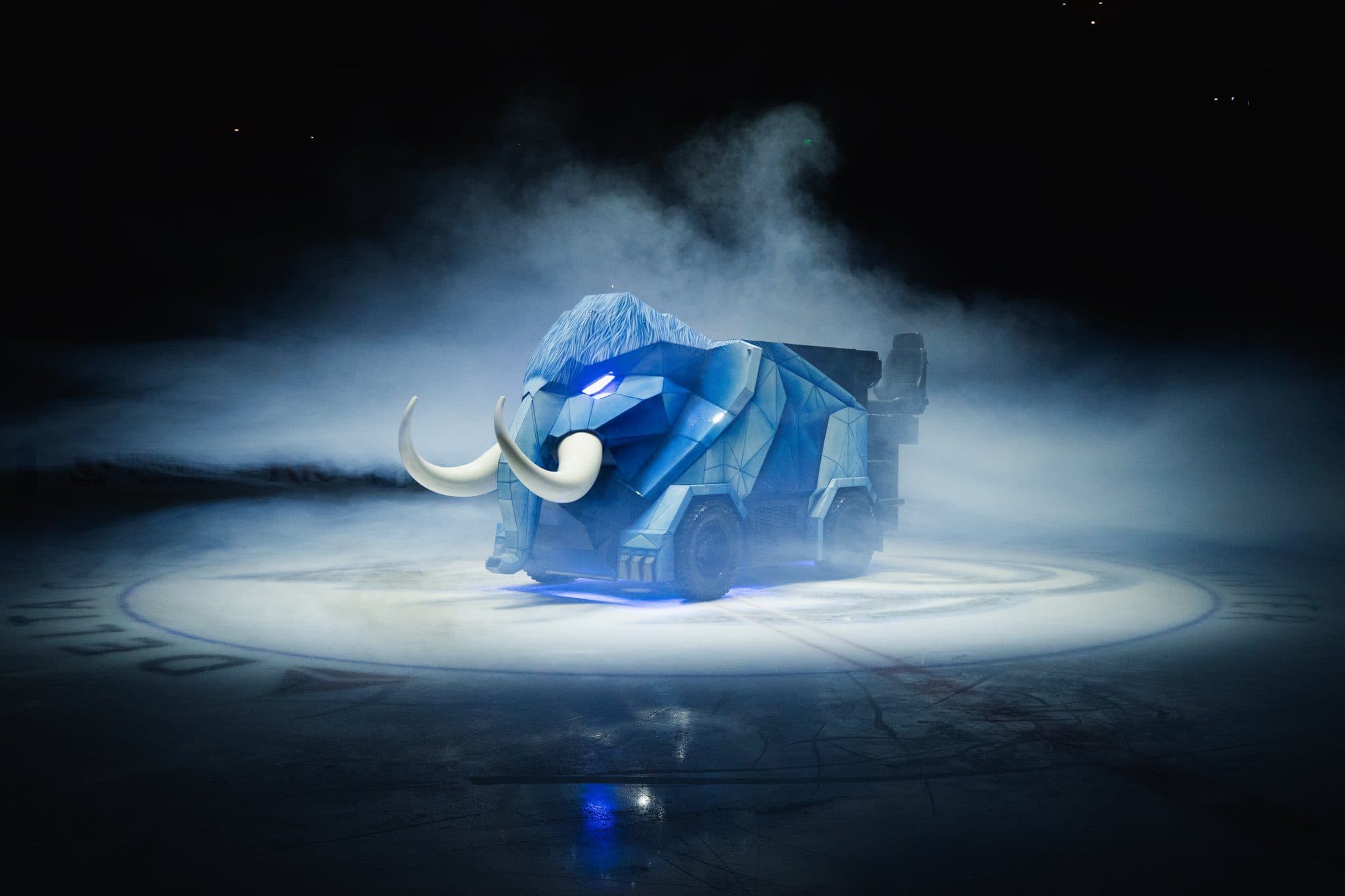 Utah unveils Mammoth-themed Zamboni based off 2002 Olympic ice resurfacer