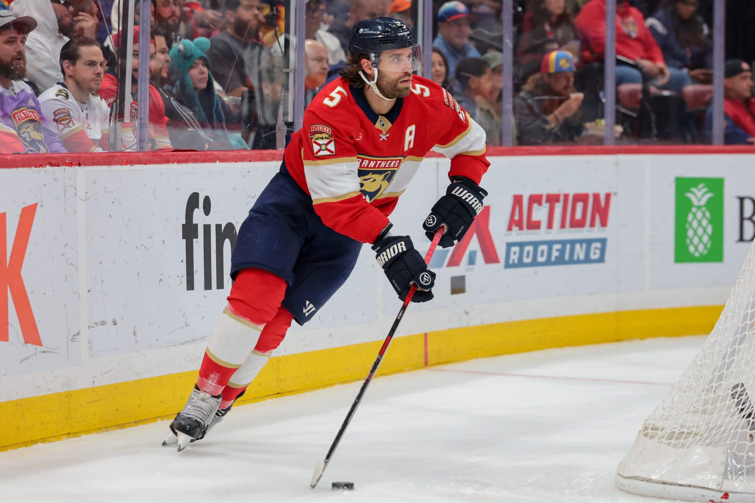 Panthers’ Aaron Ekblad out vs. Ducks with undisclosed injury