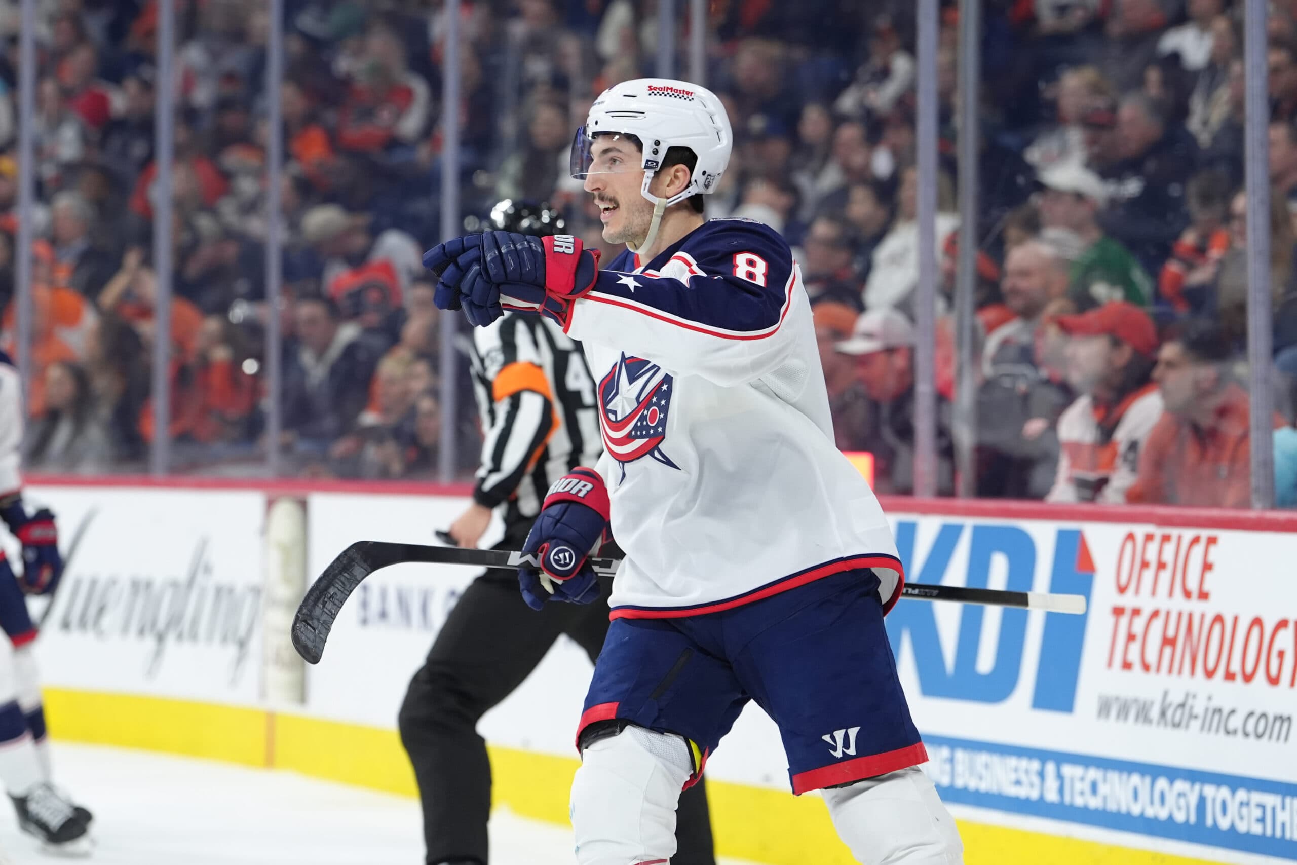 Werenski is Columbus' leader in points, assists, and time on ice.