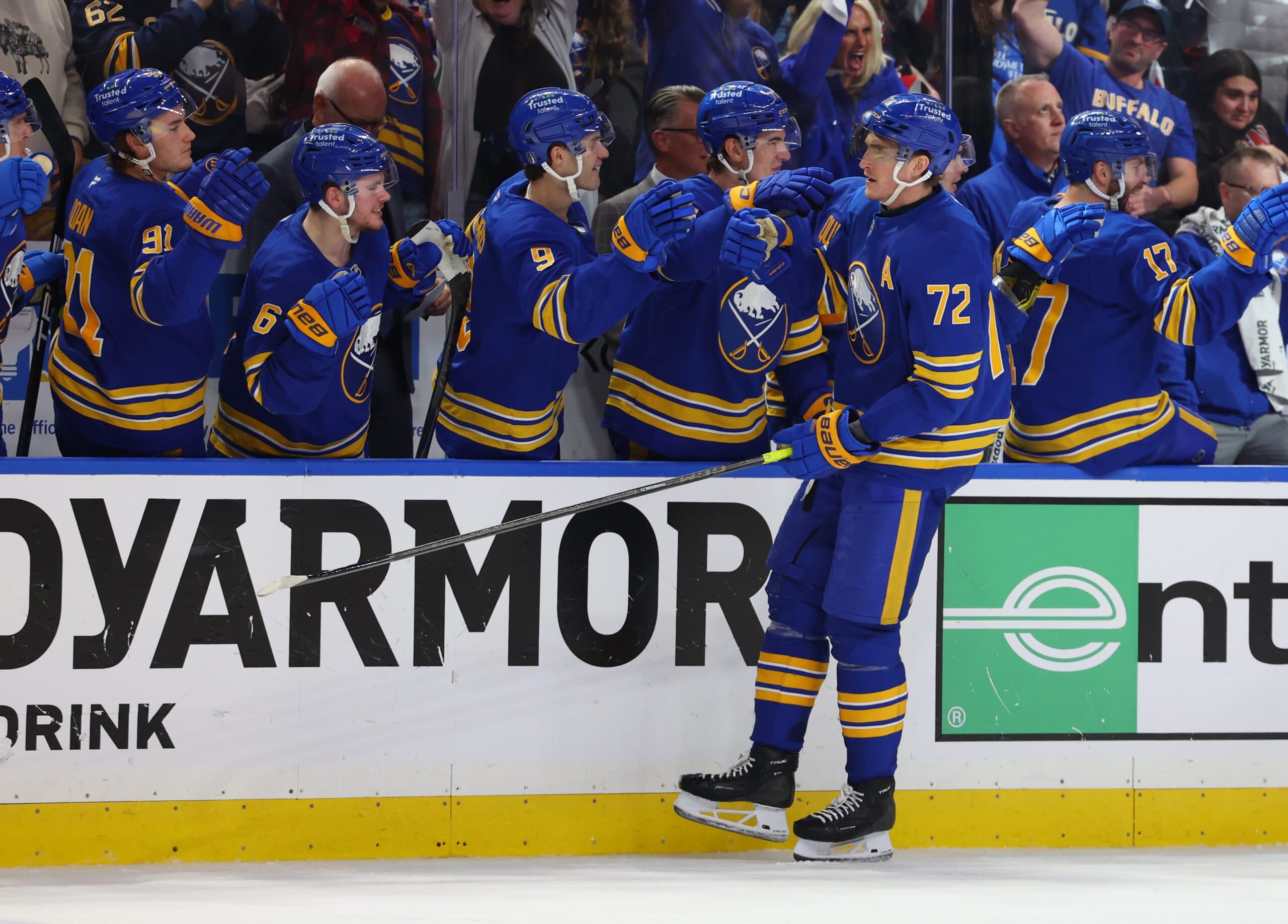 Buffalo Sabres center Tage Thompson