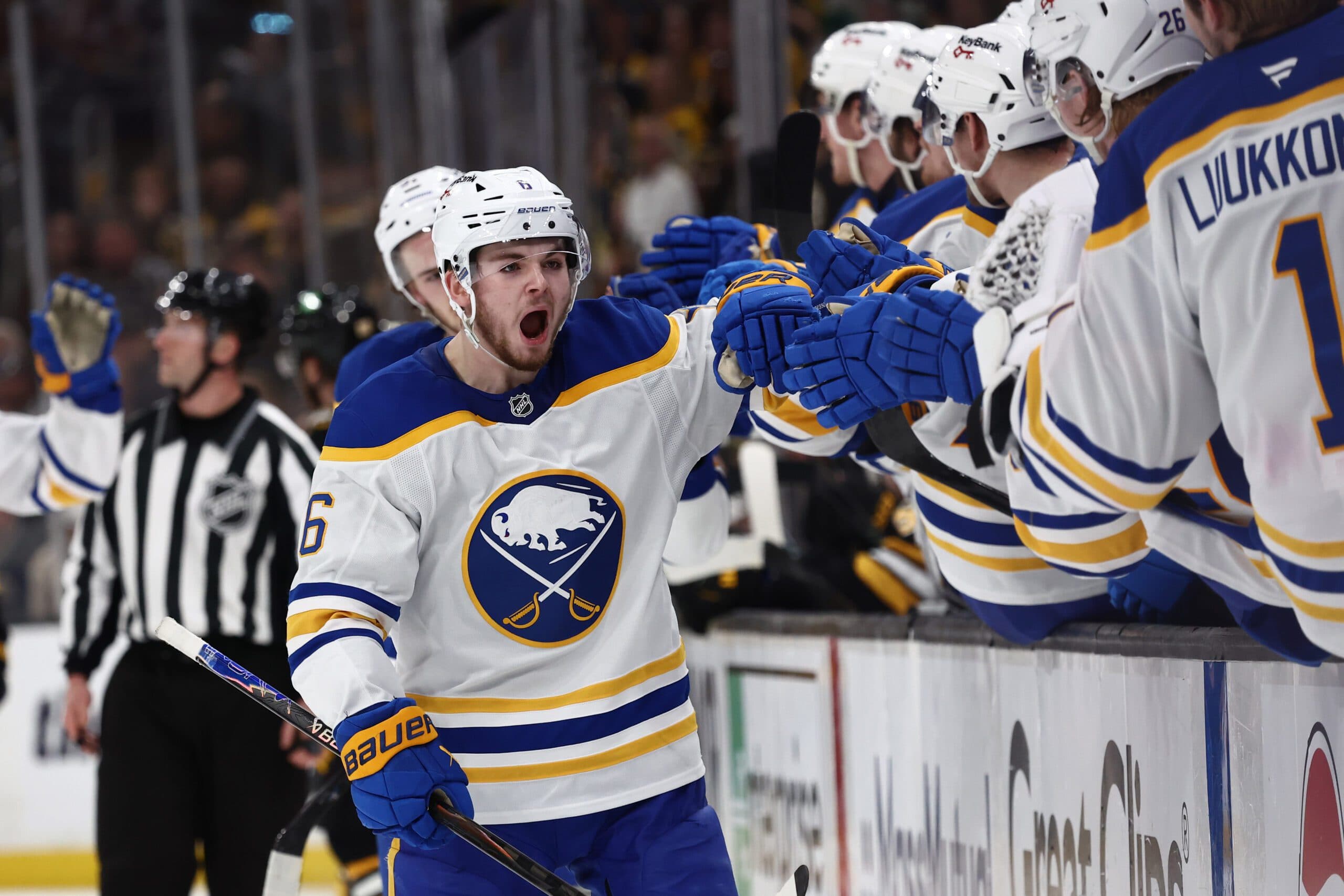 When did Sabres realize they were a playoff team?