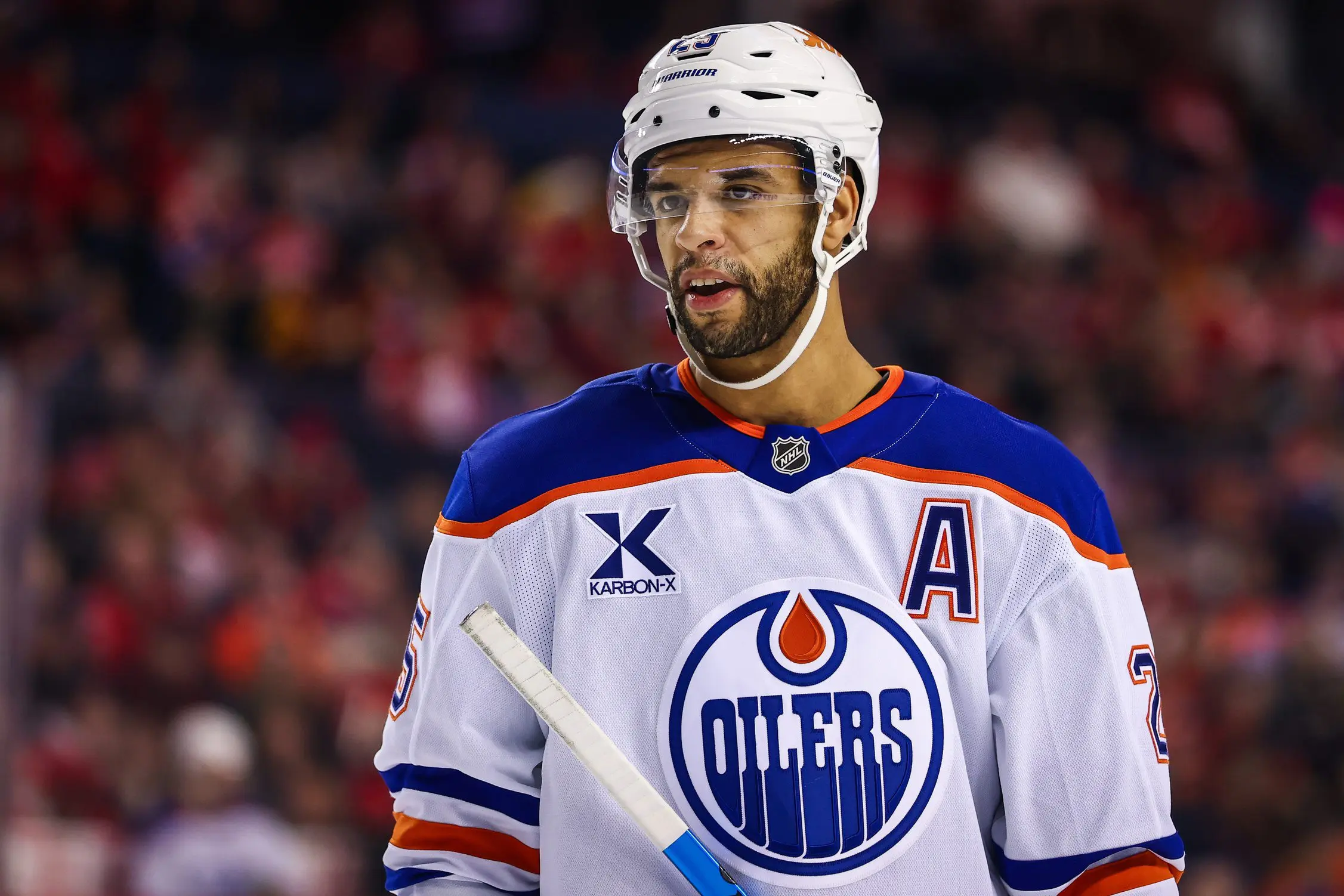 Edmonton Oilers defenseman Darnell Nurse