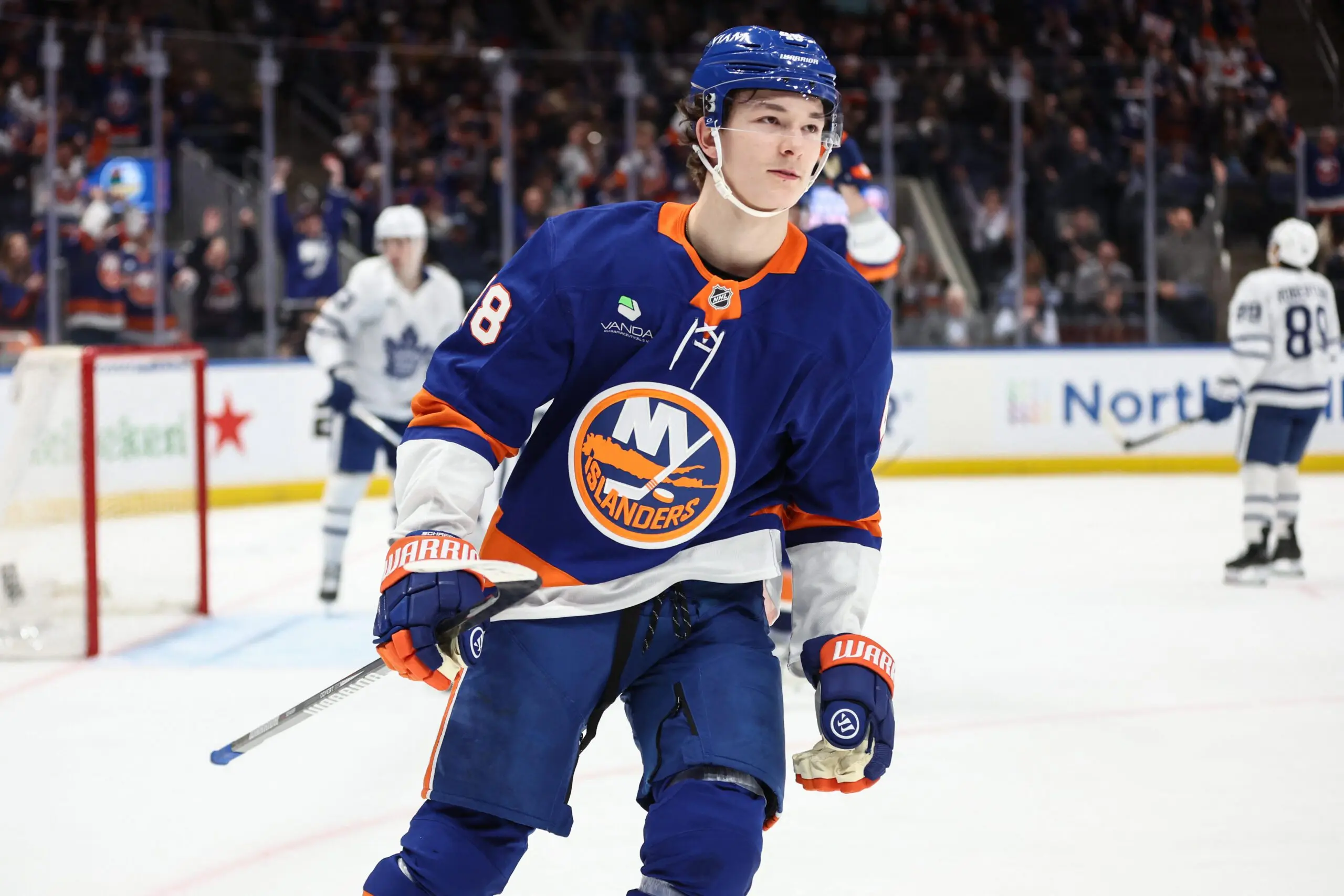 New York Islanders defenseman Matthew Schaefer