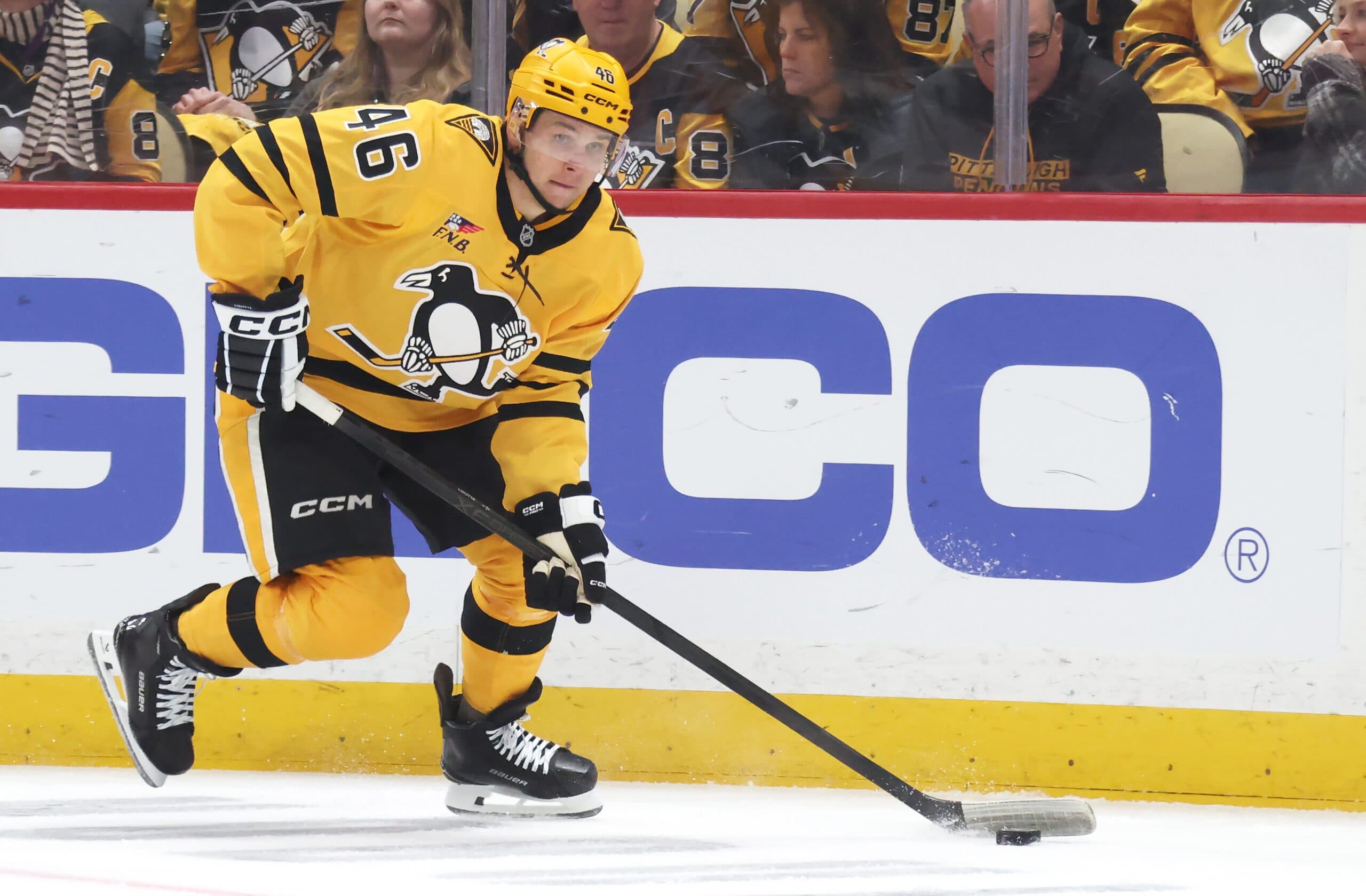 Penguins’ Blake Lizotte week-to-week with upper-body injury