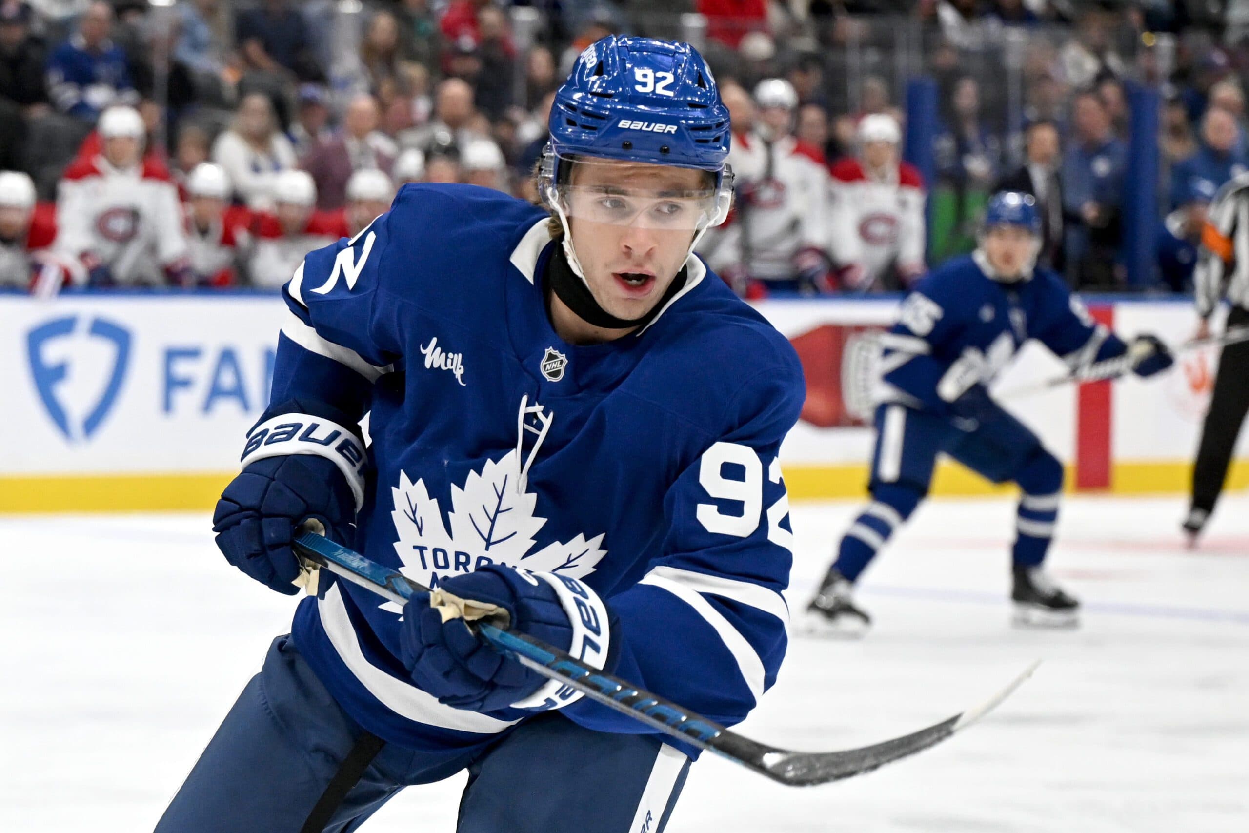 Toronto Maple Leafs left winger Gavin McKenna