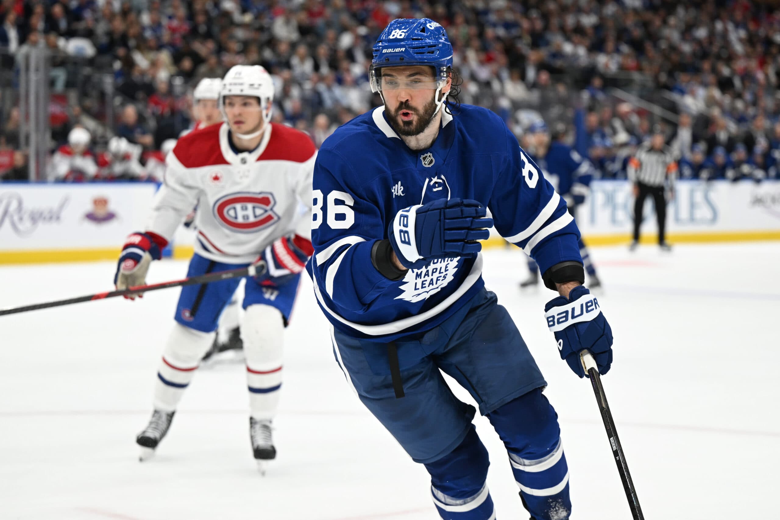 Toronto Maple Leafs right winger Kirill Marchenko