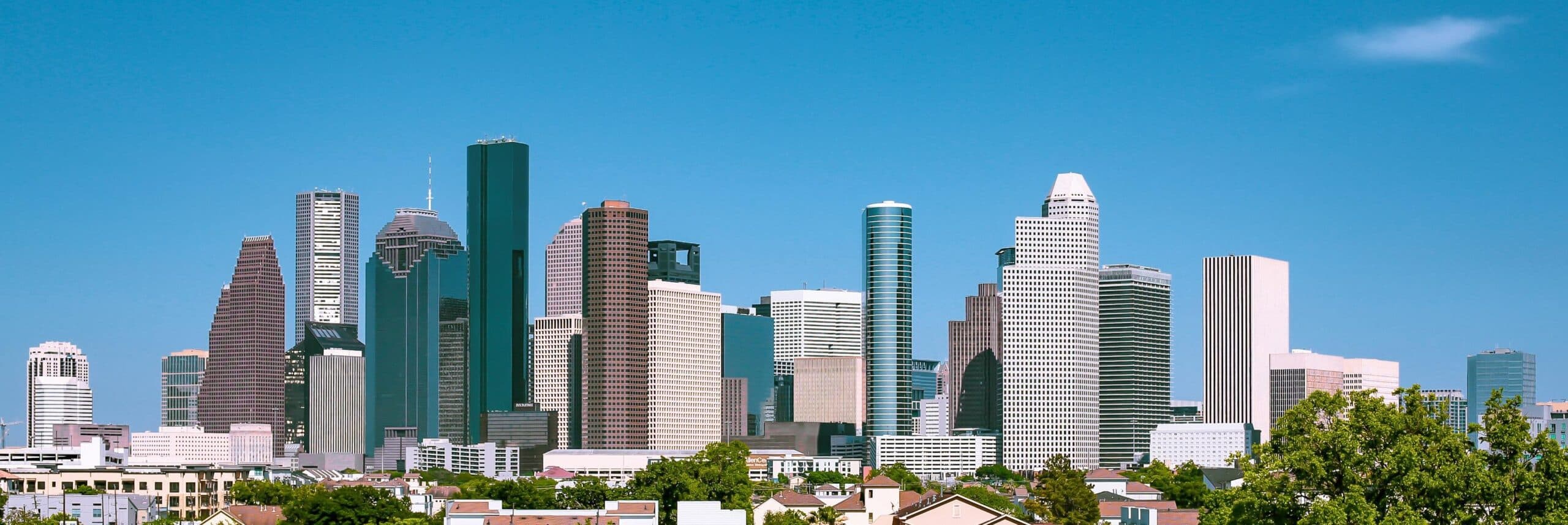 The downtown skyline of Houston, Texas. (Jason Vilanueva)