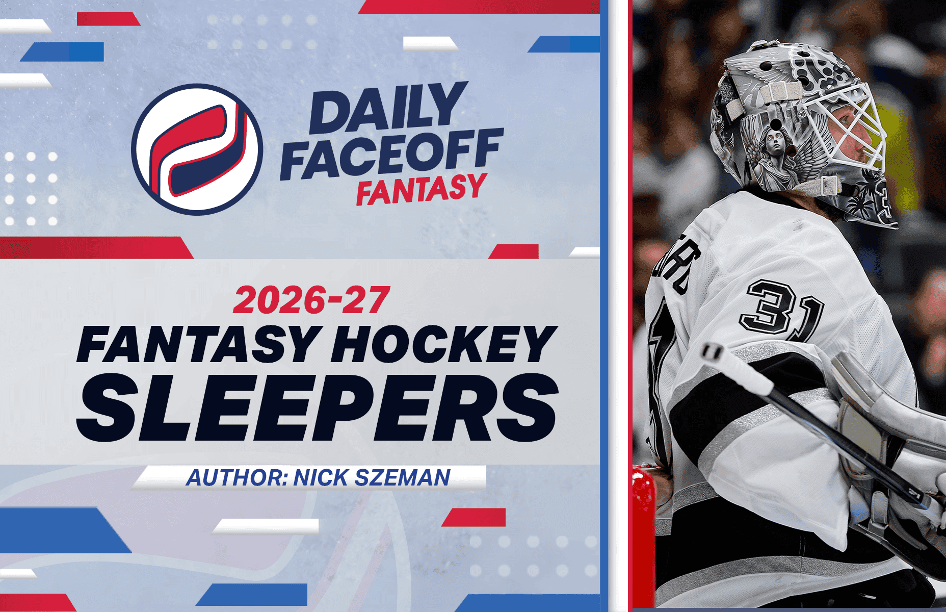 Nick Szeman’s 2026-27 Fantasy Hockey Sleepers