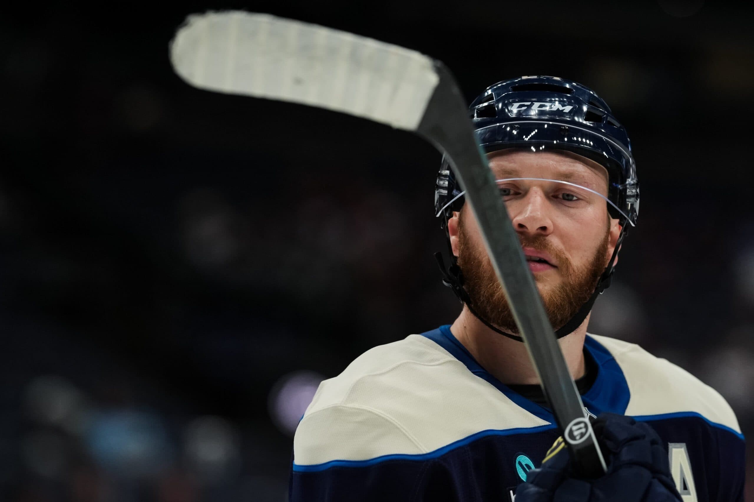 Blue Jackets’ Mathieu Olivier fined for slashing Panthers’ Uvis Balinskis