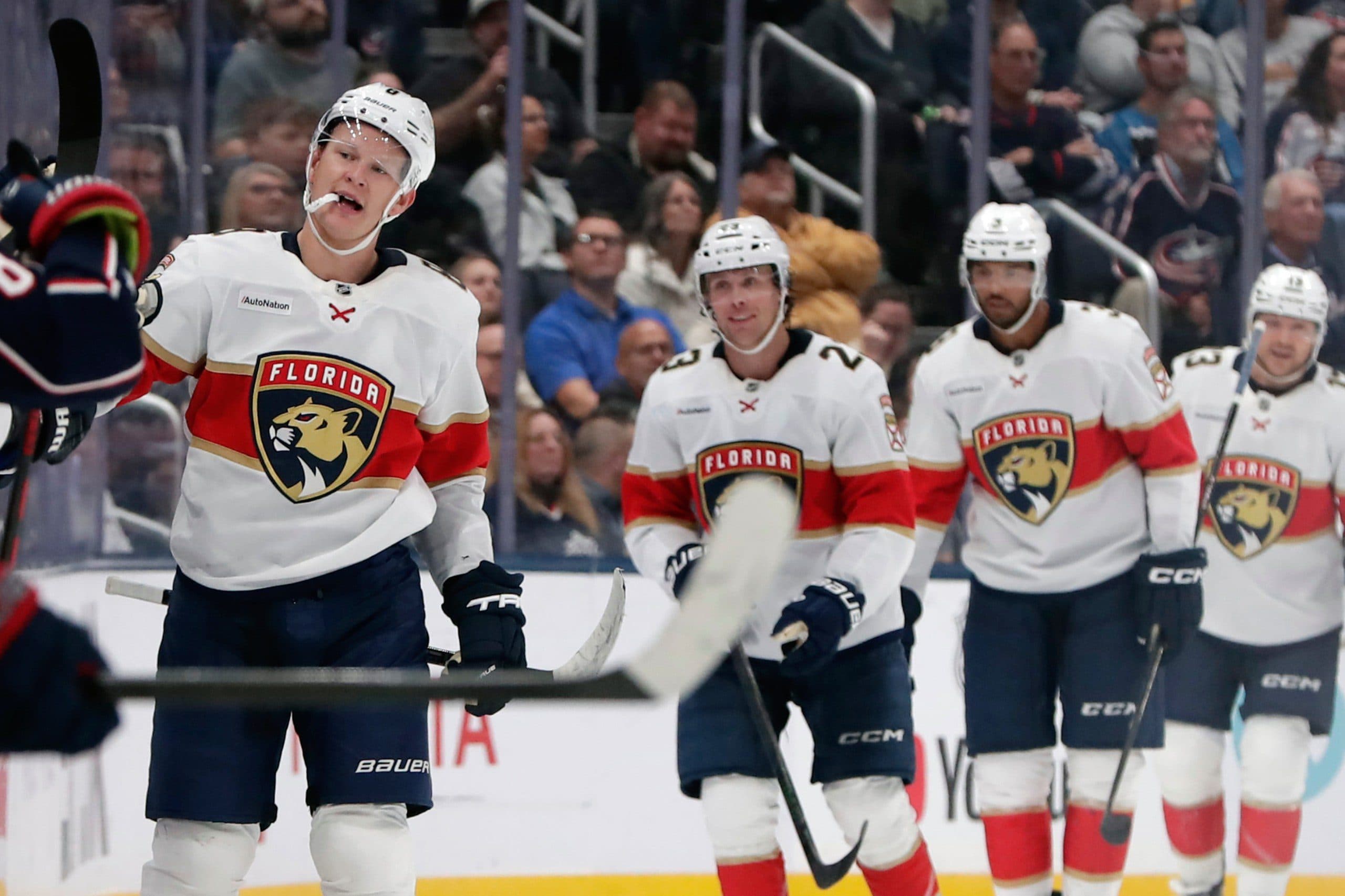 Panthers’ Brady Tkachuk scores natural hat trick; Matthew assisted all of them