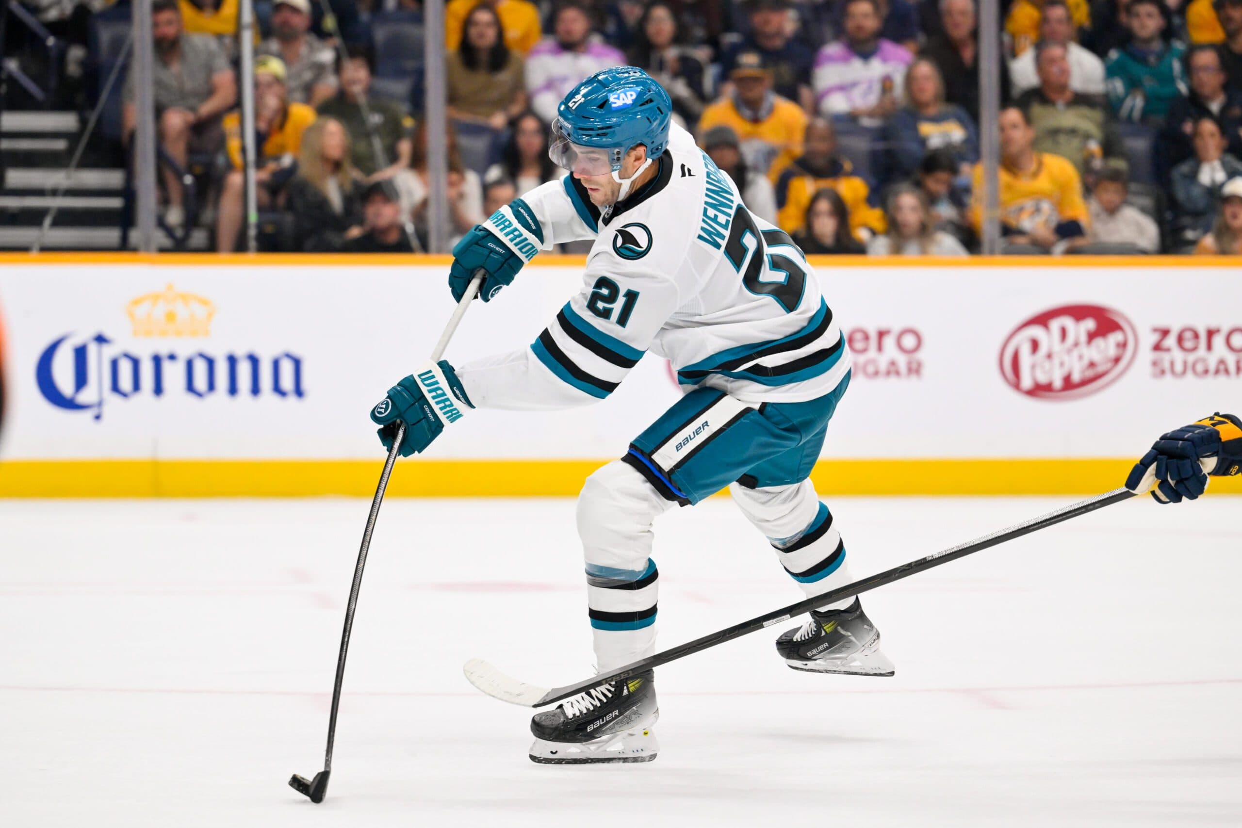 Sharks’ Alex Wennberg out week-to-week with upper-body injury