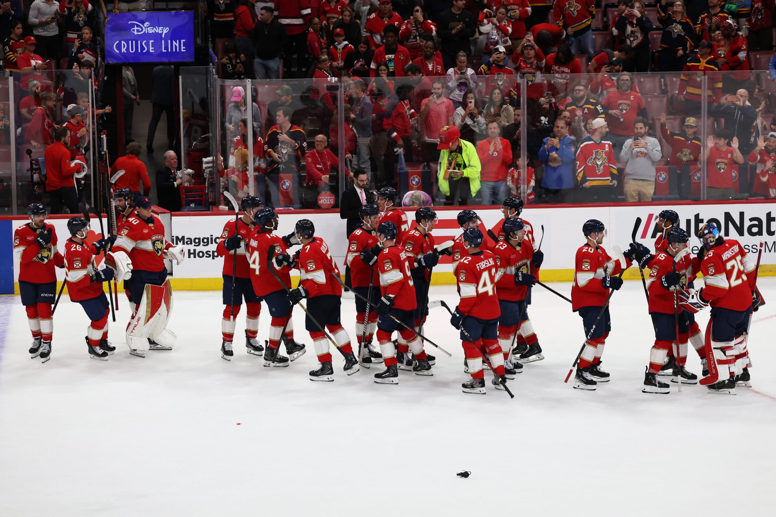 Panthers become first NHL team to record natural hat trick in three straight games
