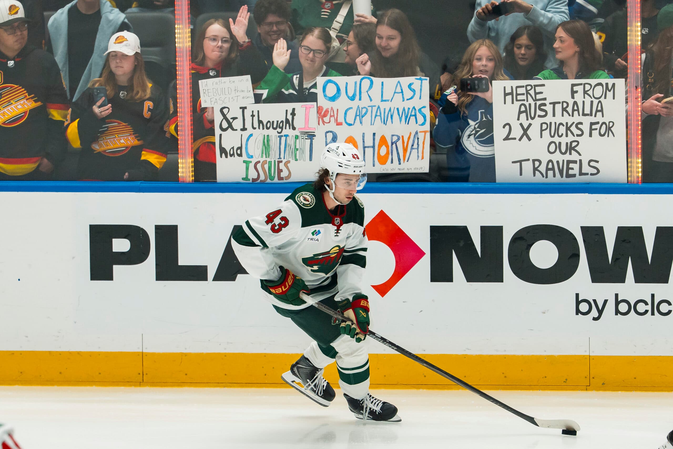 ‘Quinn Hughes Sucks’ chants rain down as Canucks fans boo former team captain