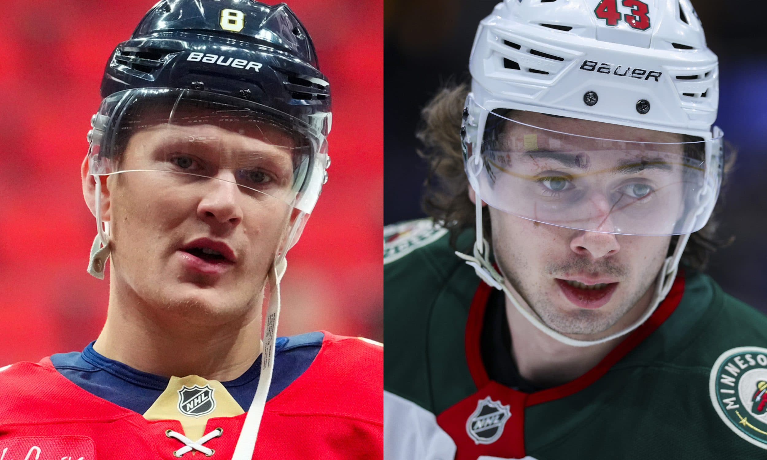 Brady Tkachuk and Quinn Hughes